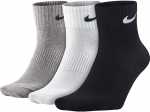 Nike žemos kojinės 3 vnt., įvairių spalvų