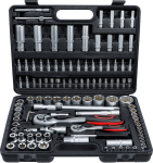 Statinių veržliarakčio rinkinys 6,3 mm (1/4 ")/12,5 mm (1/2") pavara 108 vnt.-2287