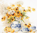 Siuvinėjimo rinkinys Magic Needle Flower Tea 50-08