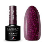 Ilgalaikis hibridinis nagų lakas Claresa, Pink 554, 5 g