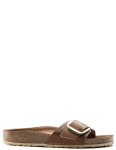 &Scaron;lepetės moterims Birkenstock Madrid Big Buckle, rudos