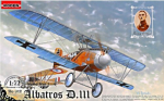 Klijuojamas Modelis Roden 012 Albatros D.III 1/72