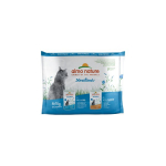 Kačių maistas su menke ir vi&scaron;tiena Almo Nature Holistic Functional Sterilised Multipack, skirtas sterilizuotoms katėms, 6x70 g