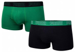 Vyri&scaron;kos boksinukės Puma BASIC TRUNK 2 poros, žalios/juodos 935015 04 39988
