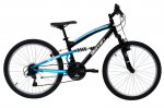 Kalnų dviratis Bottari Andalo MTB 24", juodas/mėlynas