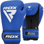 RDX treniruočių ir sparingo bokso pir&scaron;tinės su kabliu ir kilpa vyrams ir moterims - APEX A5 - 14oz - mėlynos - BGM-PSA5U-14oz