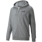 Džemperis vyrams Puma ESS + Tape Full-Zip Hoodie 84876803, pilkas