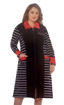 Chalatas moterims Romeo & Life 1002, juodas