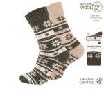Termo kojinės su vilna VCA 4125, 2 poros