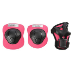 MTW01+H210 PINK SIZE S HELMET WITH PROTECTORS SET NILS EXTREME