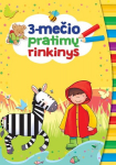 3-mečio pratimų rinkinys 3 užduočių knygelės su lipdukais