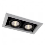 Baltos spalvos ta&scaron;kinis &scaron;viestuvas Maytoni Downlight DL008-2-02-W