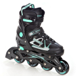Reguliuojamo dydžio riedučiai Raven Spirit Black/Mint