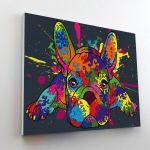 Tapyba pagal skaičius Prancūzų buldogas, Splat Planet, 30x40 cm