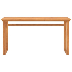 vidaXL Ra&scaron;omasis stalas, 120x45x75cm, tikmedžio medienos masyvas