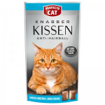 Perfecto Cat Anti Hairball tra&scaron;kios pagalvėlės katėms su įdaru, skatinančios plaukų pasi&scaron;alinimą 50g