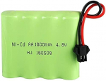 1 vnt. 4,8 V Ni-CD 1800 mAh įkraunama baterija, skirta automobiliniam nuotolinio valdymo pultui