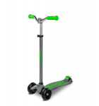 Vaiki&scaron;kas paspirtukas Micro Maxi Deluxe Pro - Grey/Green