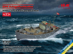 Klijuojamas Modelis ICM S018 WWII German multi-purpose boat KFK Kriegsfischkutter 1/350