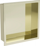 Mexen X-Wall-R įleidžiama sieninė lentyna, 30x30 cm, Gold