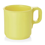 Geltonas melamino puodelis 0,25l