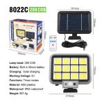 LED lauko &scaron;viestuvas su saulės elementu 288 LED