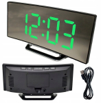 Stalinis laikrodis LED Žadintuvas termometras, 17cm