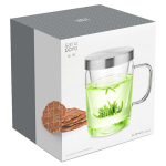 Samadoyo Premium arbatos puodelis su stikliniu filtru 3in1, 500 ml