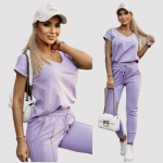 Laisvalaikio komplektas moterims Barbora, violetinis