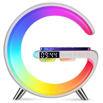 Elight G1 15W Bevielis įkroviklis Stalo Žadintuvas RGB Naktinė Lempa & BT Garsiakalbis Protinga Programa Balta