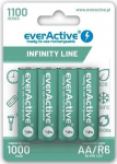 Elementai everactive infiniti 1100mah aa , 4 vnt.