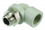 Alkūnė 25.2020 PPR, 20 mm x1/2" i&scaron;orinis sriegis
