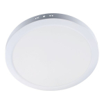 Stellar LED skydelis apvalus pavir&scaron;inis montavimas 24w 6400k