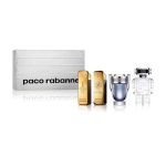 Rinkinys Paco Rabanne vyrams: 1 Million EDT, 5 ml + 1 Million Parfum, 5 ml + Invictus EDT, 5 ml + Phantom EDT, 5ml