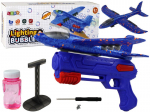 Muilo burbulų &scaron;autuvas-lėktuvas Lean Toys, mėlynas