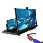 Telefono laikiklis 30.48 cm didinamasis ekranas su i&scaron;traukiamu dizainu ir 3D akiniais.
