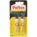 "Pattex" momentiniai klijai 2 x 3 g skaidrūs greitai stiprūs skaidrūs