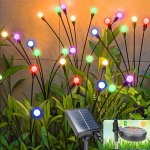 6 LED Žibintai Žvaigždžių Saulės Sodo Dekoras, Daugiaspalvis