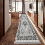 Bohemi&scaron;kas senovinis ilgas kilimas, mink&scaron;tas dekoratyvinis. , 35 * 118 colių / 90 * 300 cm