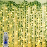 Dirbtinė gebenės girlianda su 100LED lemputėmis, USB.
