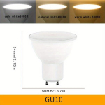 10vnt LED Prožektoriai GU10 MR16 E27 E14 12W ,  Trispalvis pritemdymas