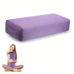 Sildurx Premium Jogos Pagalvė - 63.5cm x 24.13cm Meditacijai , Violetinė