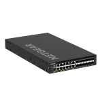 NETGEAR XSM4324 - Valdoma Ethernet jungiklis 12 portų 10 Gigabit 12x SFP+ - Montuojamas į rėmą