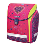 Herlitz Ergonominė kuprinė MIDI / Pink Hearts