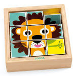 Kaladėlių dėlionė &ndash; Besisukantys gyvūnai, Djeco DJ01953