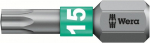Wera Bitorsion Torx T15 x 25mm bit, 1/4" &scaron;e&scaron;iakampis