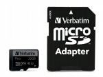 Atminties kortelė telefonui Verbatim Pro Microsdhc 32gb atminties kortelė su adapteriu