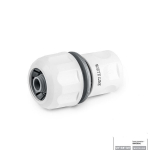 Universali laistymo žarnų jungtis 1/2 ", 5/8", 3/4 " Bradas su STOP funkcija White Line
