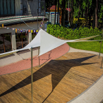Stogelis Patio, kreminis