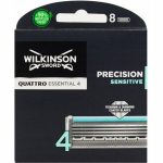 Skustuvo peiliukai Wilkinson Quattro Titanium Sensitive vyrams, 8 vnt.